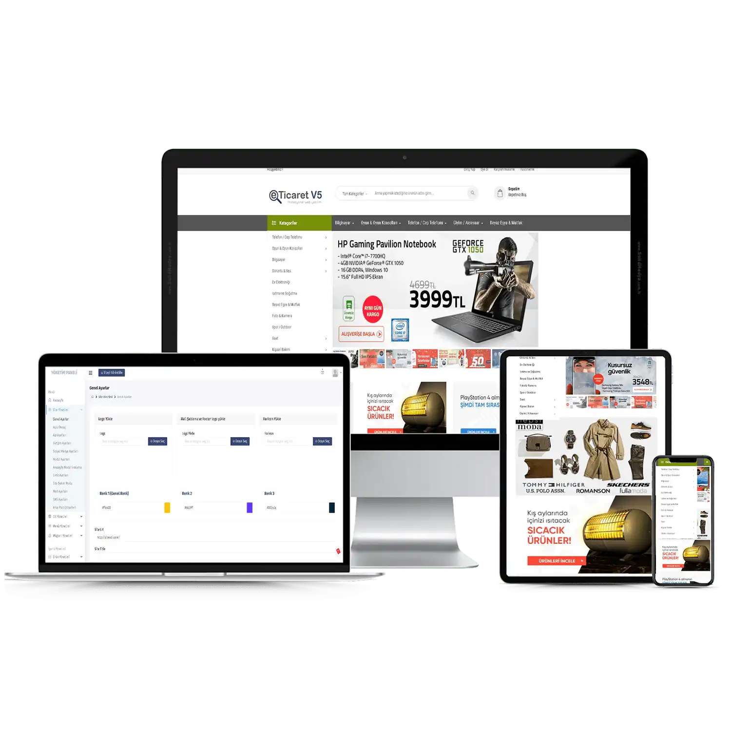 E-Ticaret V5 Web Site Teması