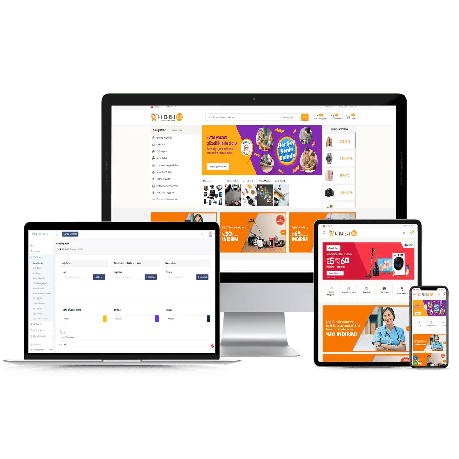 E-Ticaret V6 Web Site Teması