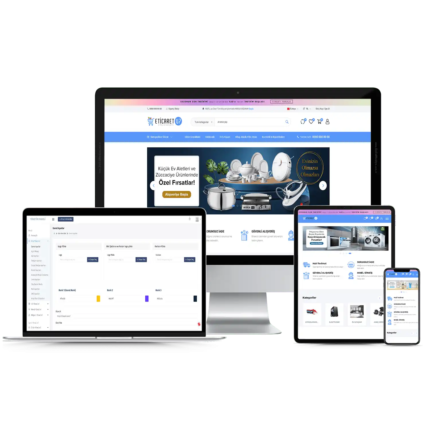 E-Ticaret V7 Web Site Teması