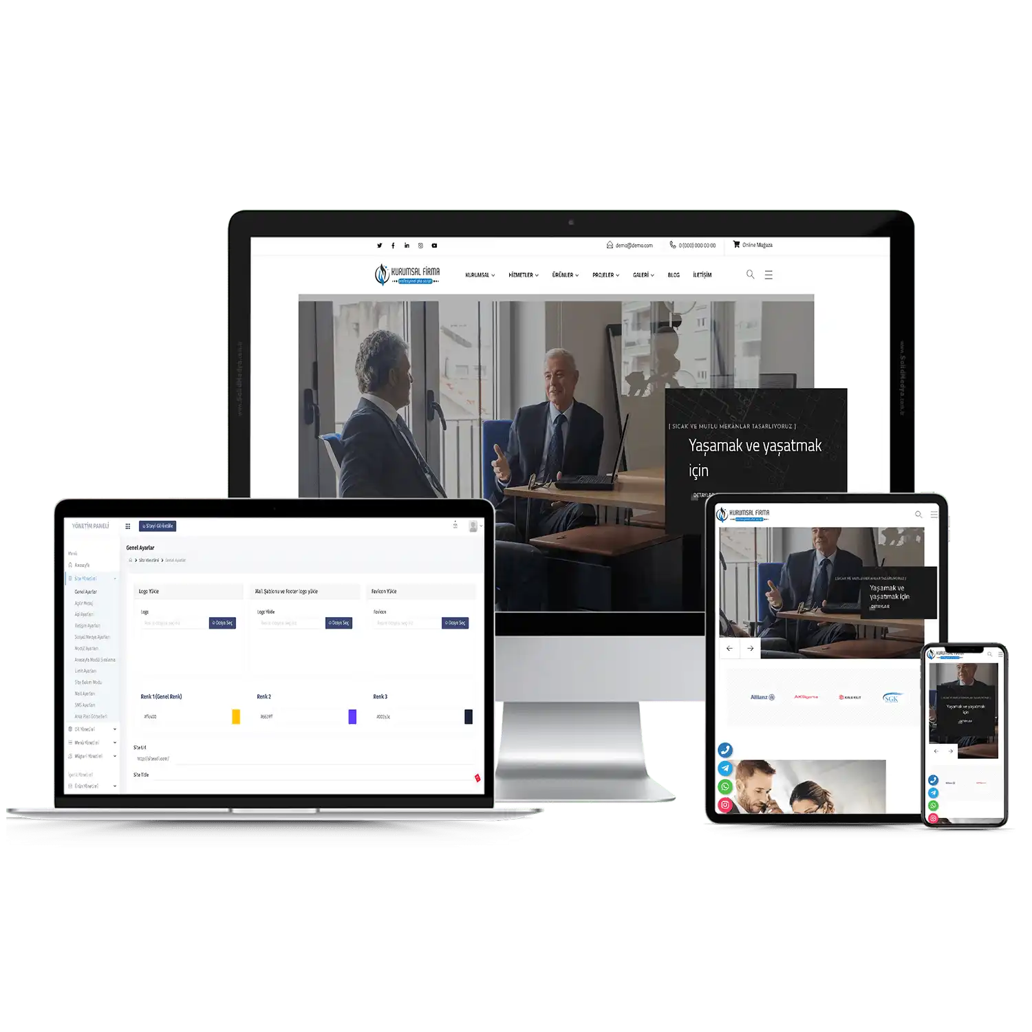 Vip Kurumsal Firma V3 Web Site Teması